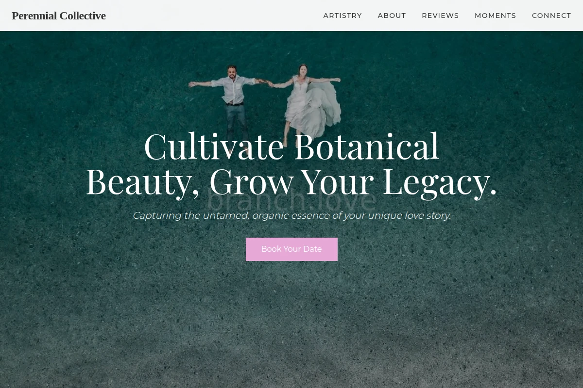 Organic Wedding Photography